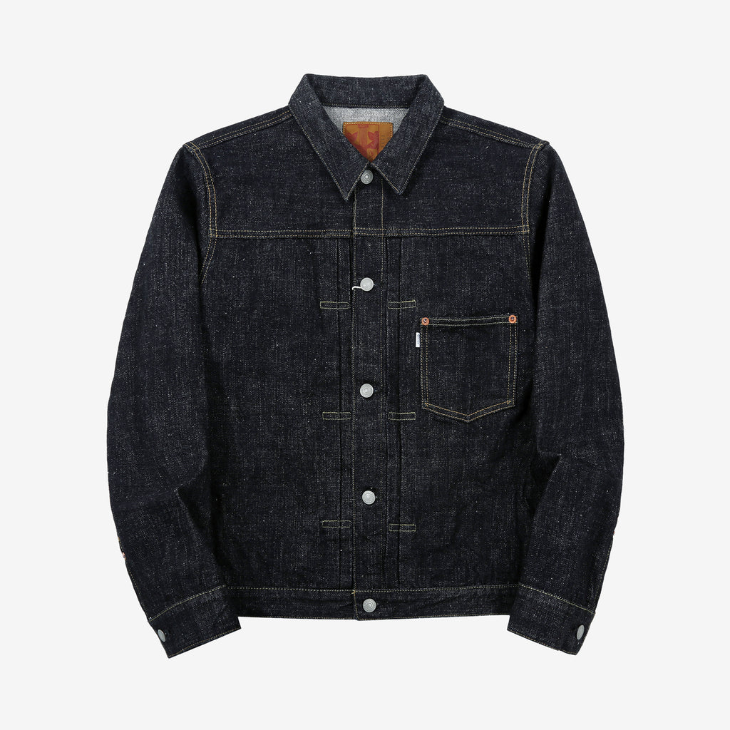 Omoto Denim 3111 15.5oz slub nep selvedge Type 1 denim jacket Japan front