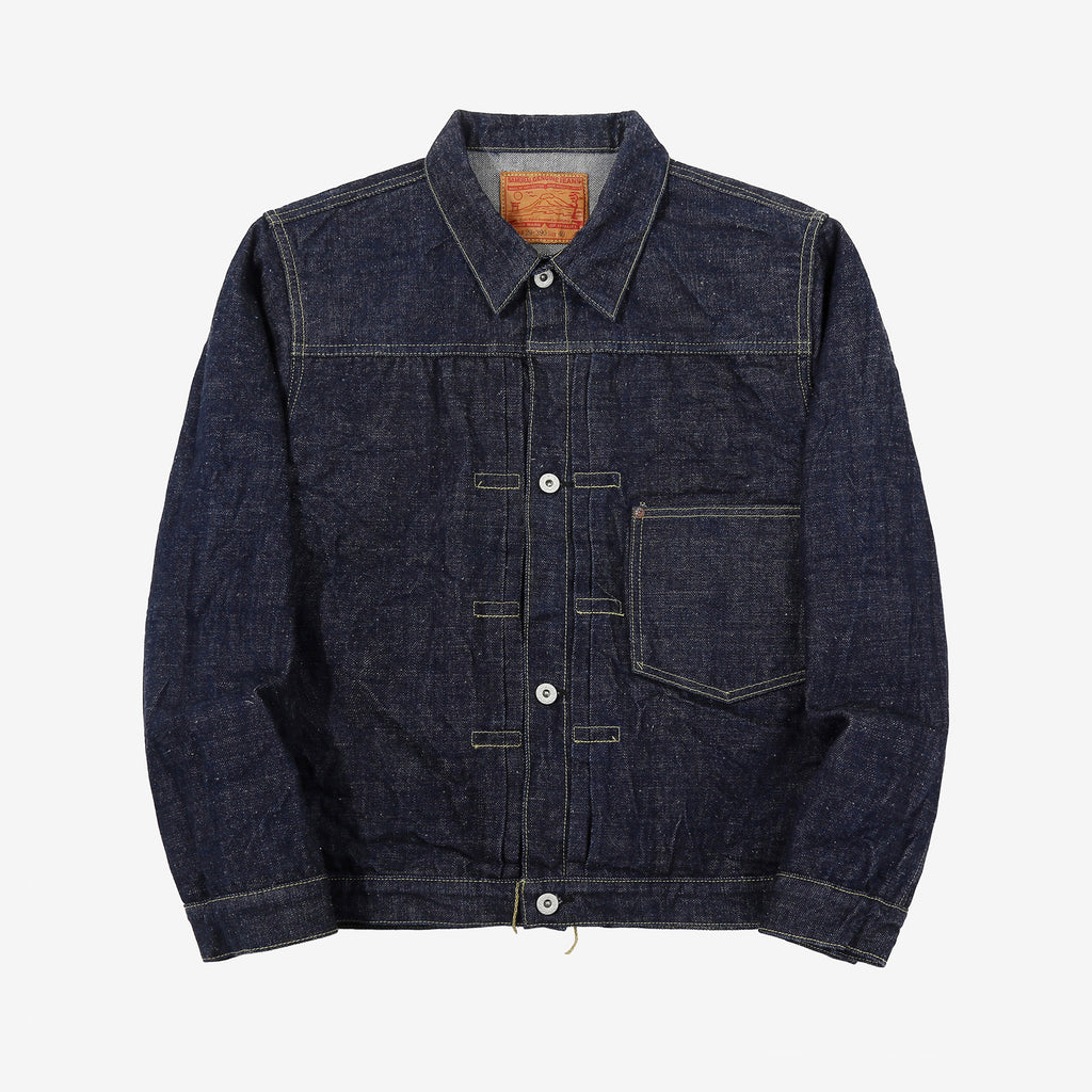 Samurai Jeans S554HX 15.8oz GL3 Samurai Cotton Selvedge Denim Type 1 Jacket - Front View