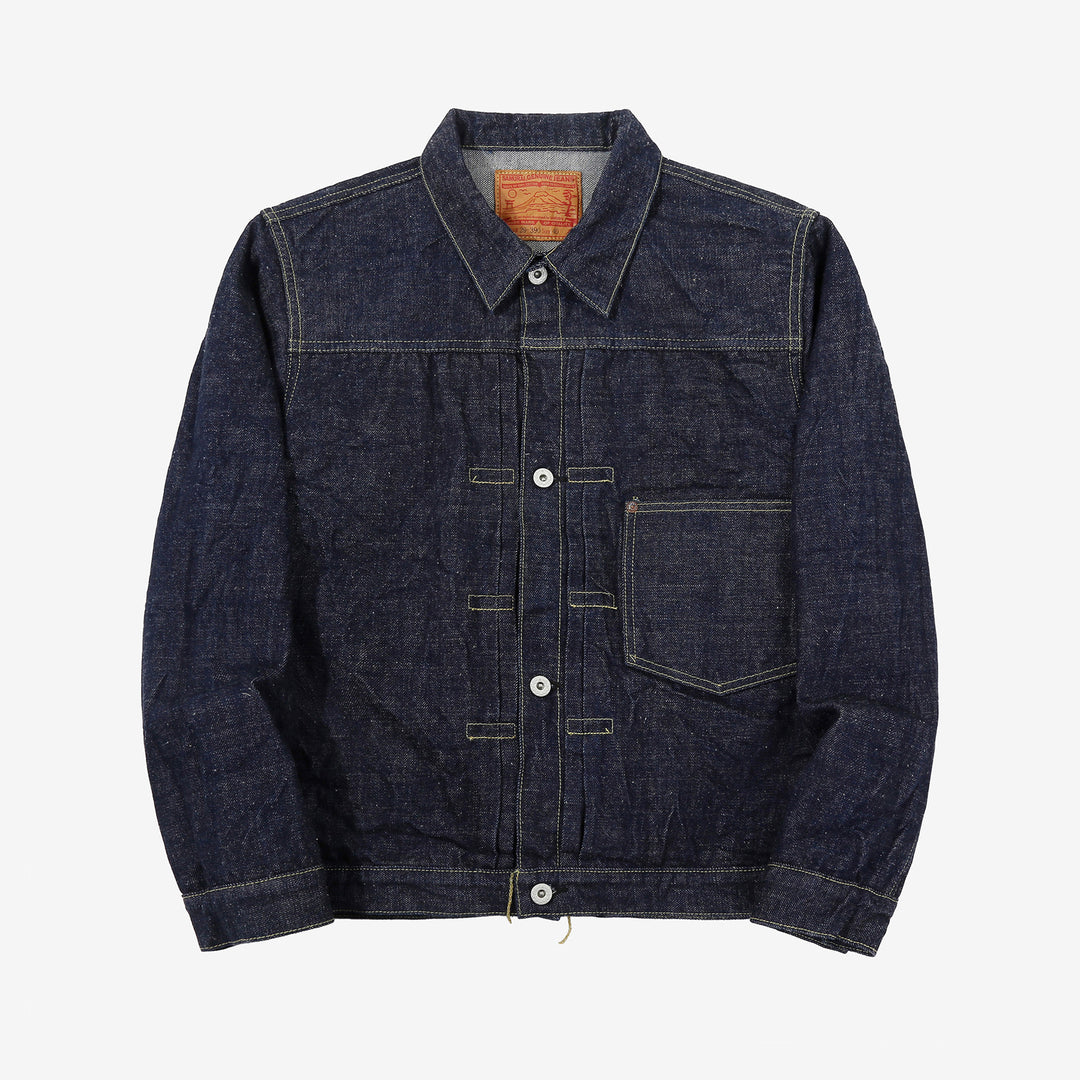 Samurai Jeans S554HX 15.8oz GL3 Samurai Cotton Selvedge Denim Type 1 Jacket - Front View