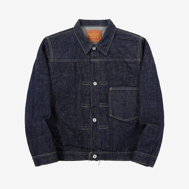 Samurai Jeans S554HX 15.8oz GL3 Samurai Cotton Selvedge Denim Type 1 Jacket - Front View