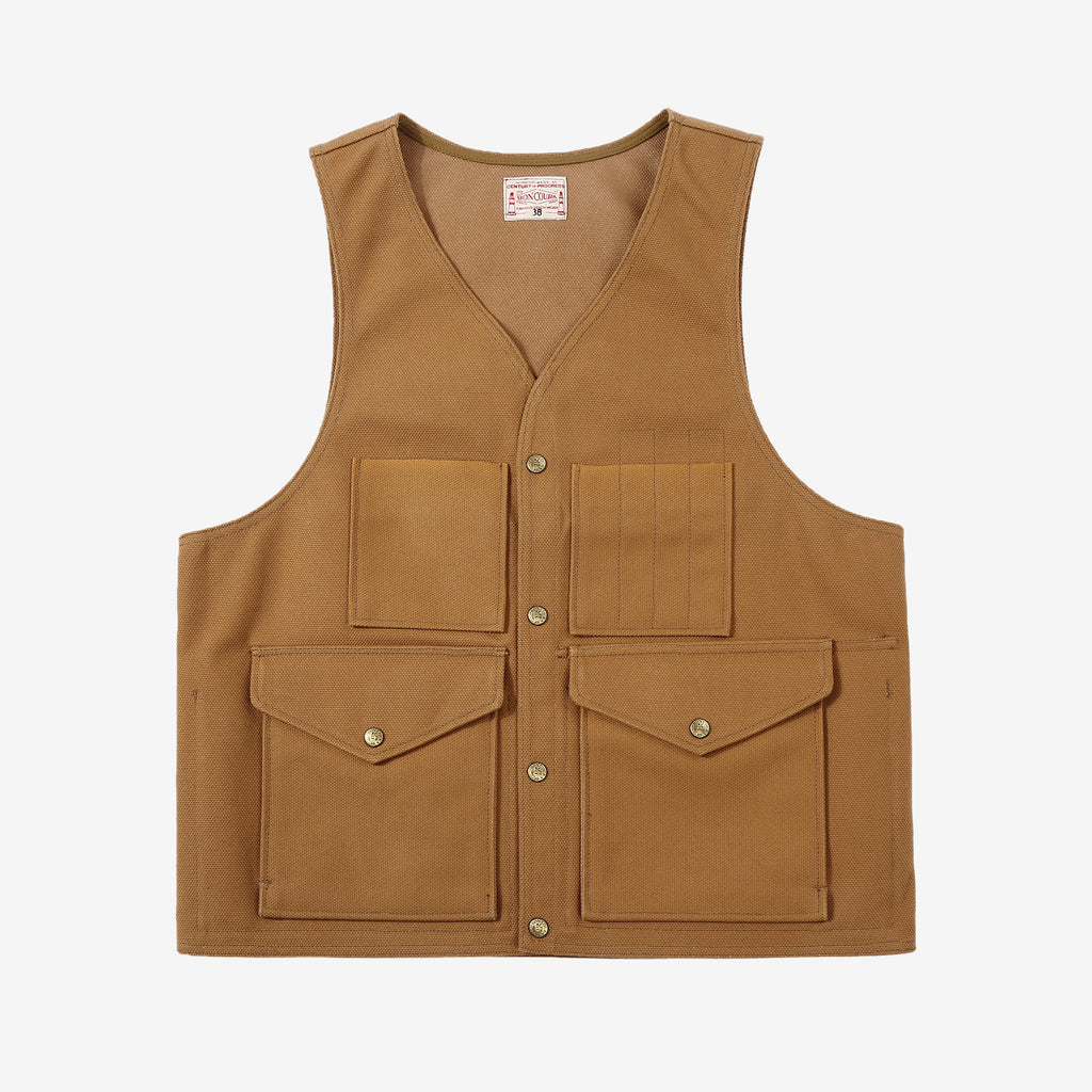 Boncoura Vintage Heavy Duck Canvas Utility Vest - Limited Edition
