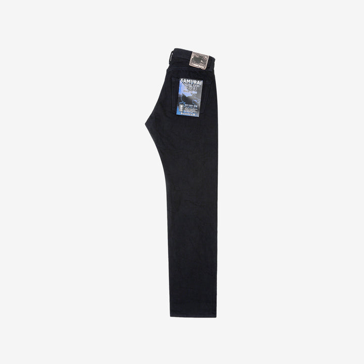 Samurai Jeans S0510XX-BOB Black on Blue 15oz selvedge denim regular straight fit made in Japan full view