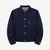 Omoto Denim 3121 indigo sashiko Type 1 jacket Japanese handmade fabric front