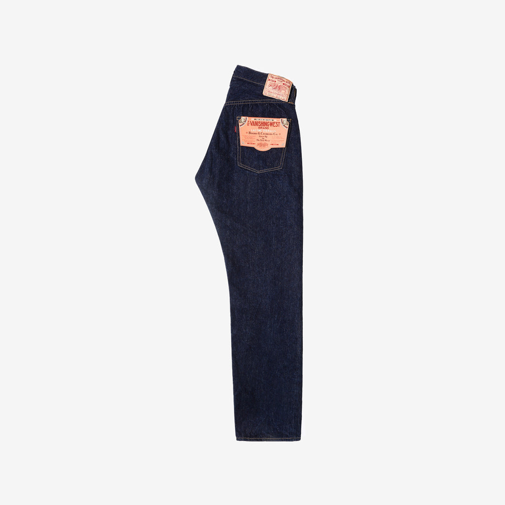 Freewheelers Vanishing West Lot 601XX 1951 14oz selvedge denim jeans slim straight fit indigo Japan