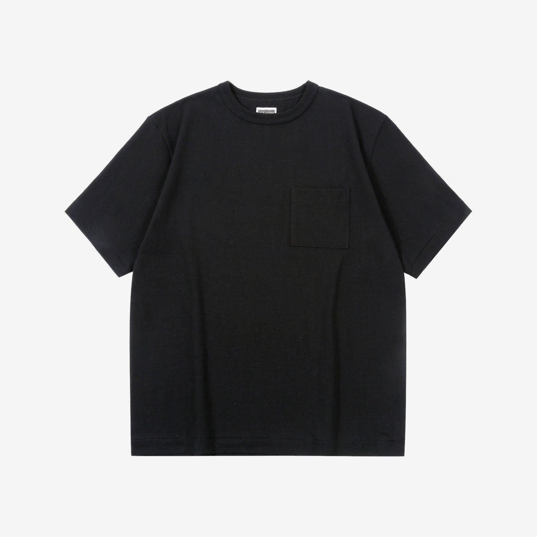 Attractions x MASA SCULP AM0001 Black Cat Pocket T-Shirt Black – Front View