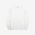 UES 602530 single rib knit long sleeve crew neck T-shirt made in Japan white front view