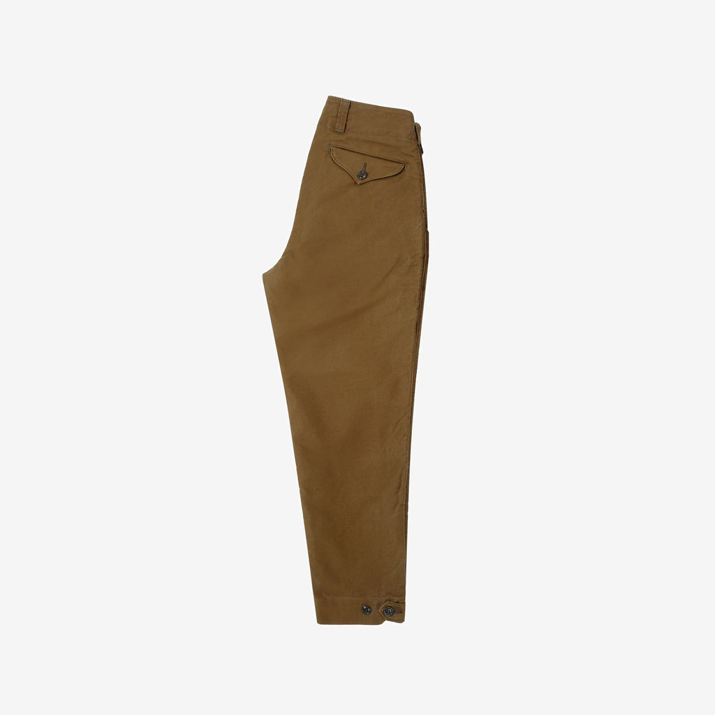 Freewheelers S-8 Aviators trousers jungle cloth sepia brown military flight pants Japan
