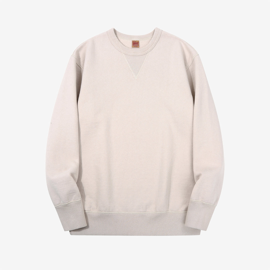 Deluxeware S101-00 loopwheeled sweatshirt made in Japan heavyweight crew neck ash orange
