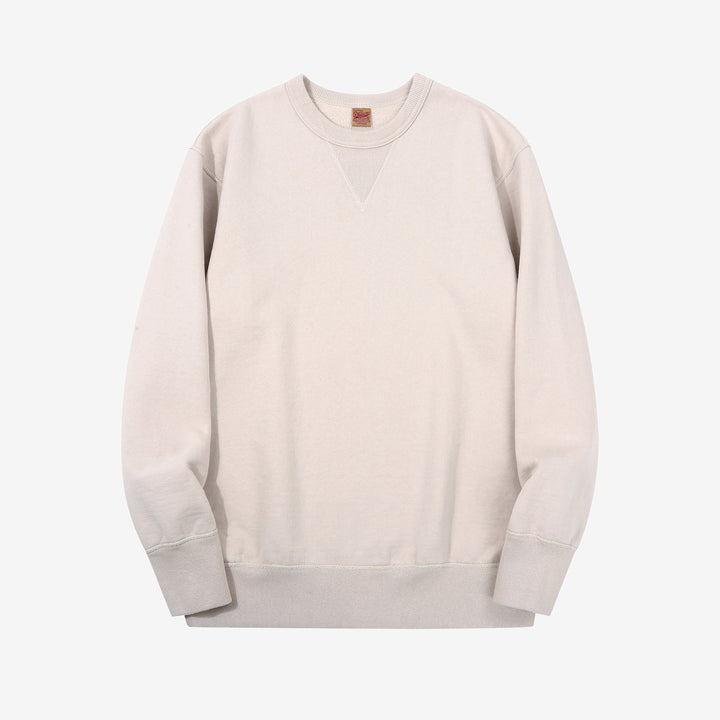 Deluxeware S101-00 loopwheeled sweatshirt made in Japan heavyweight crew neck ash orange