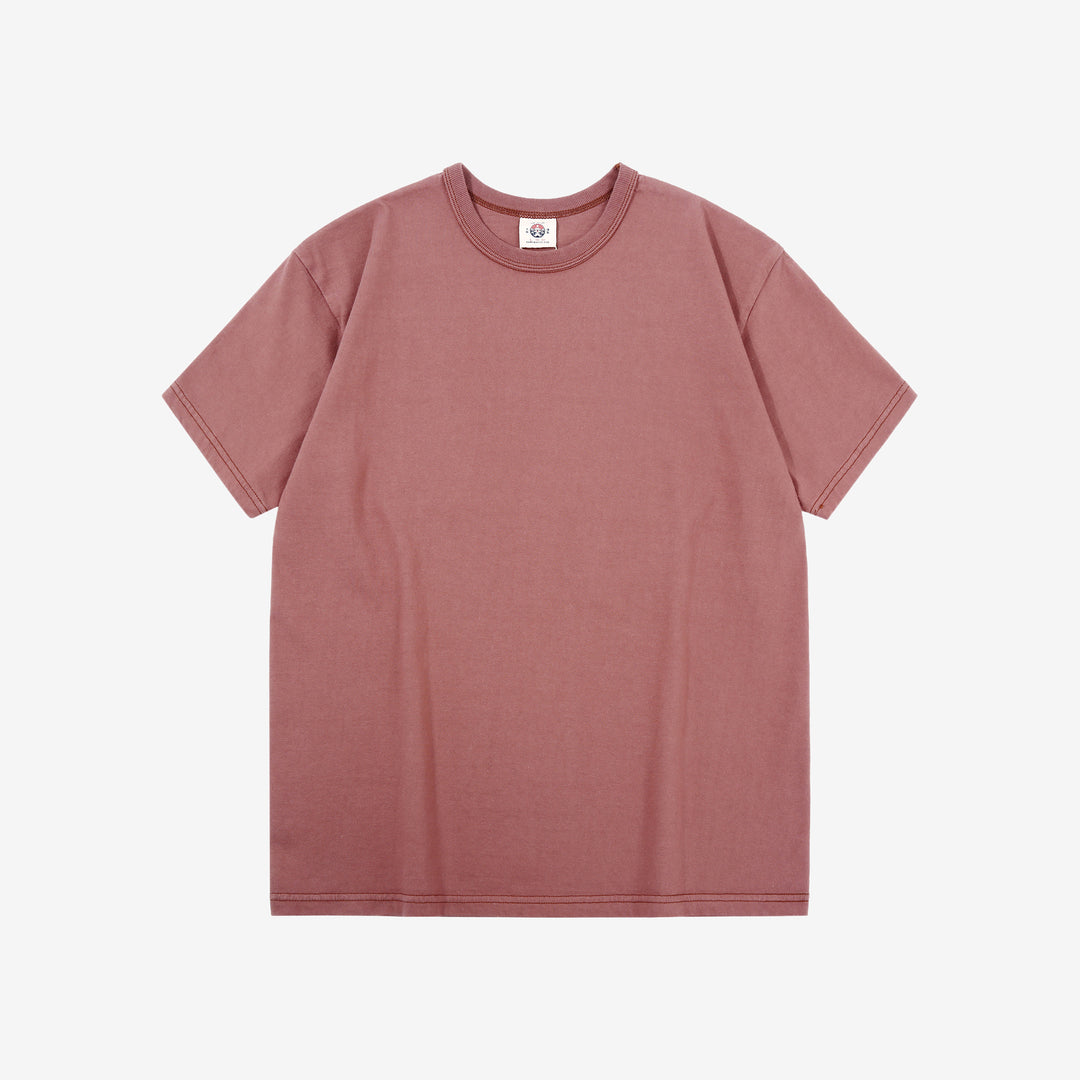 Samurai Jeans SJST-ML Tubular Solid T-Shirt - Crew Neck Ankoh Red Front