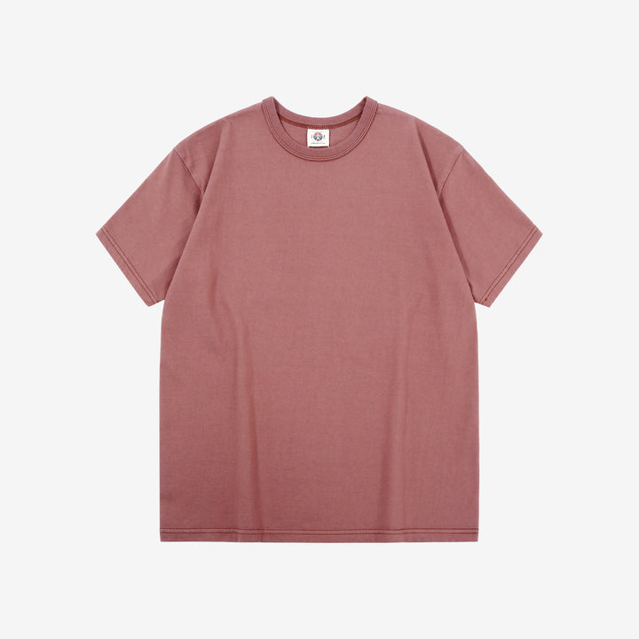 Samurai Jeans SJST-ML Tubular Solid T-Shirt - Crew Neck Ankoh Red Front