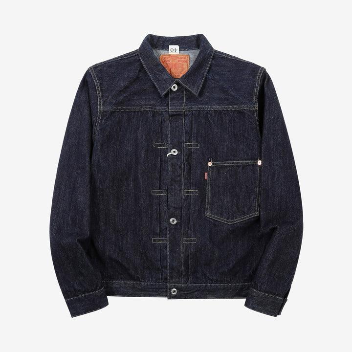 Freewheelers Vanishing West S506XX 1944-45 WW2 Type 1 selvedge denim jacket indigo Japan front
