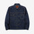 Pure Blue Japan 6225-D 14.5oz Waterfall Denim Type 2 Jacket - Dark Indigo Front View