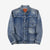 Fullcount 2107E More Than Real type 1 selvedge denim jacket souvenir embroidery Japan front