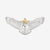 Moto EG-01 eagle silver pendant K18 gold accent native style Japan handcrafted jewelry front