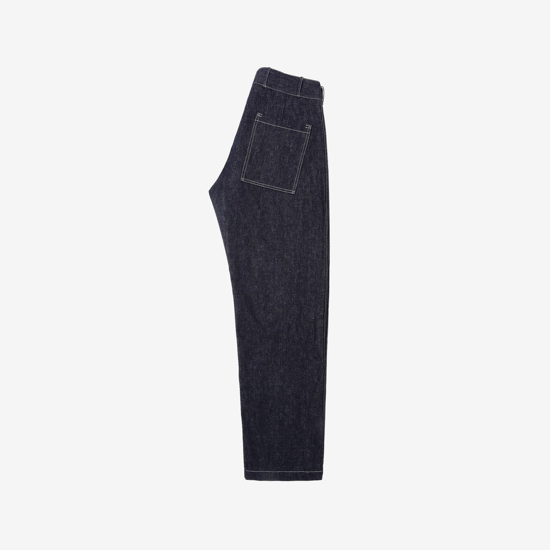 Warehouse & Co. 1930s WPA Double Knee Denim Trousers Light-Ounce Selvedge Denim Made In Japan Front