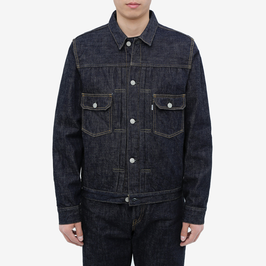 Omoto Denim 3215 13.5oz selvedge Type 2 denim jacket made in Japan wear image front