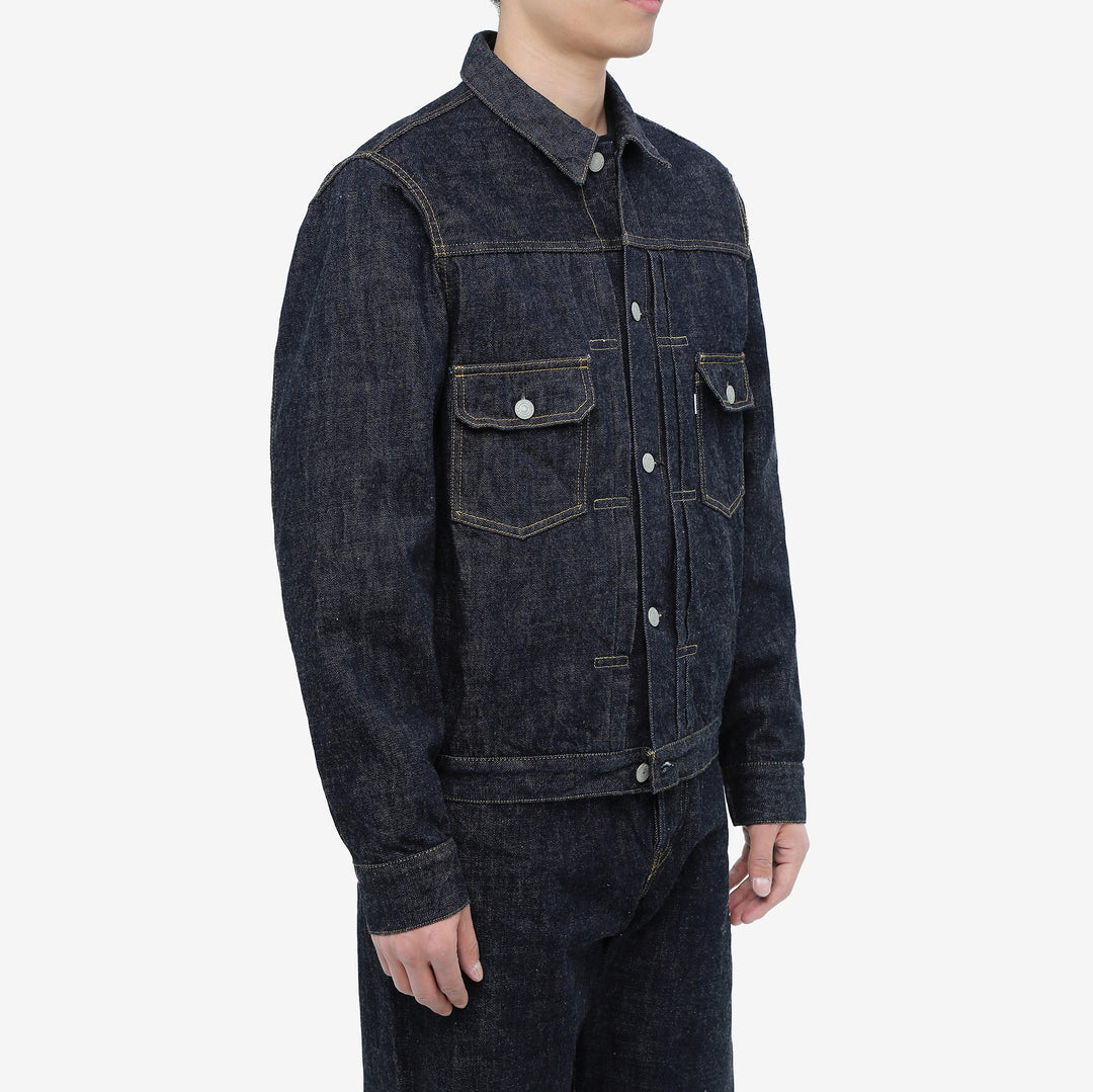 Omoto Denim 3215 13.5oz selvedge Type 2 denim jacket made in Japan wear image side