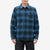 Pure Blue Japan 2235-BE Indigo Overdyed Cotton Tweed Check Shirt – Model Front View