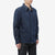 DELUXEWARE 7630A 12oz Selvedge Denim Flannel Shirt Indigo Model Side View