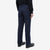 Boncoura 41 indigo herringbone trousers back view wear image