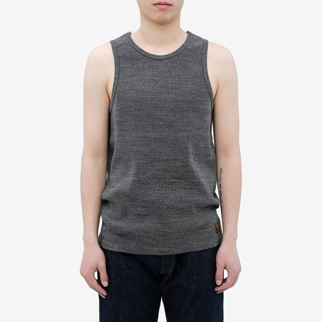 Deluxeware TNKP-00 Heavyweight Ribbed Knit Tank Top Wear Image Front