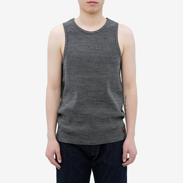 Deluxeware TNKP-00 Heavyweight Ribbed Knit Tank Top Wear Image Front