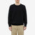 Pure Blue Japan 5409-IDBK Indigo Sweatshirt Black Overdye – Model Front View