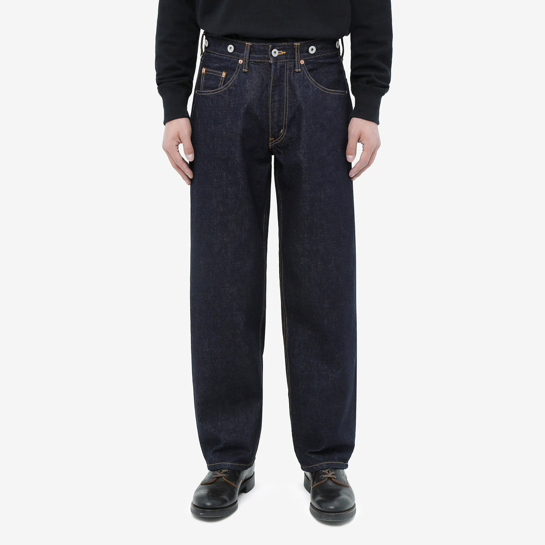 Moto Motor New Vintage 12oz selvedge denim old baggy fit indigo Japanese denim jeans wear image