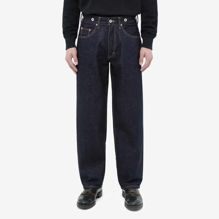 Moto Motor New Vintage 12oz selvedge denim old baggy fit indigo Japanese denim jeans wear image