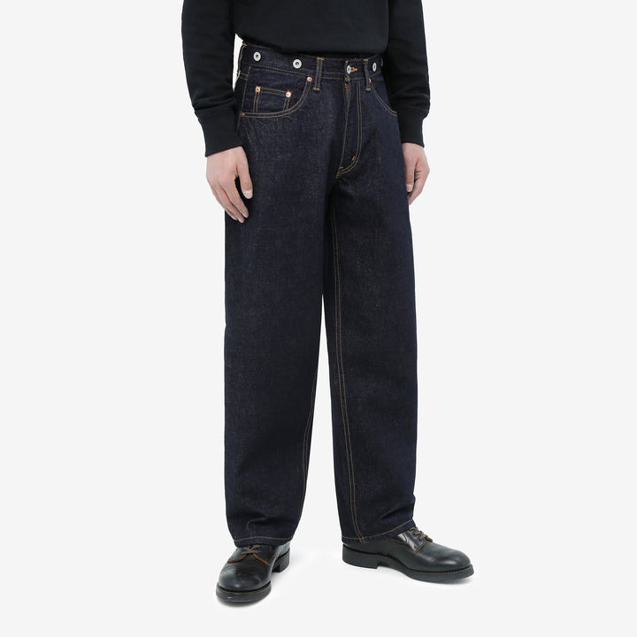 Moto Motor New Vintage 12oz selvedge denim old baggy fit indigo Japanese denim jeans wear image 2