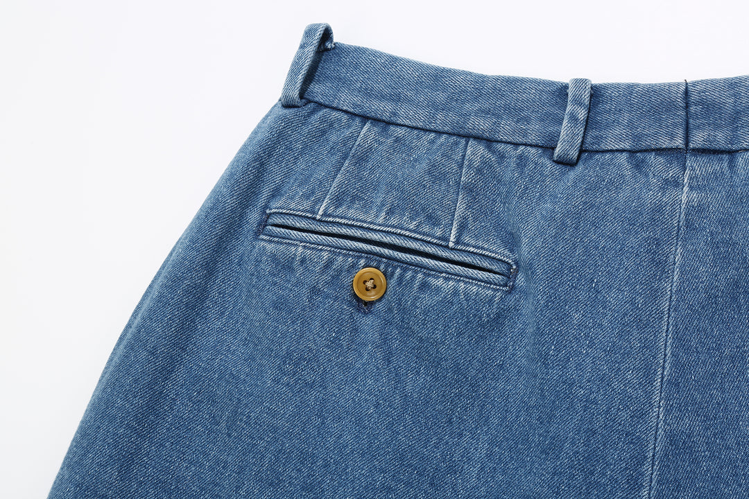 NEAT 24-01NC-SD Sea Island Cotton 12.2oz Denim Chinos – Vintage Wash