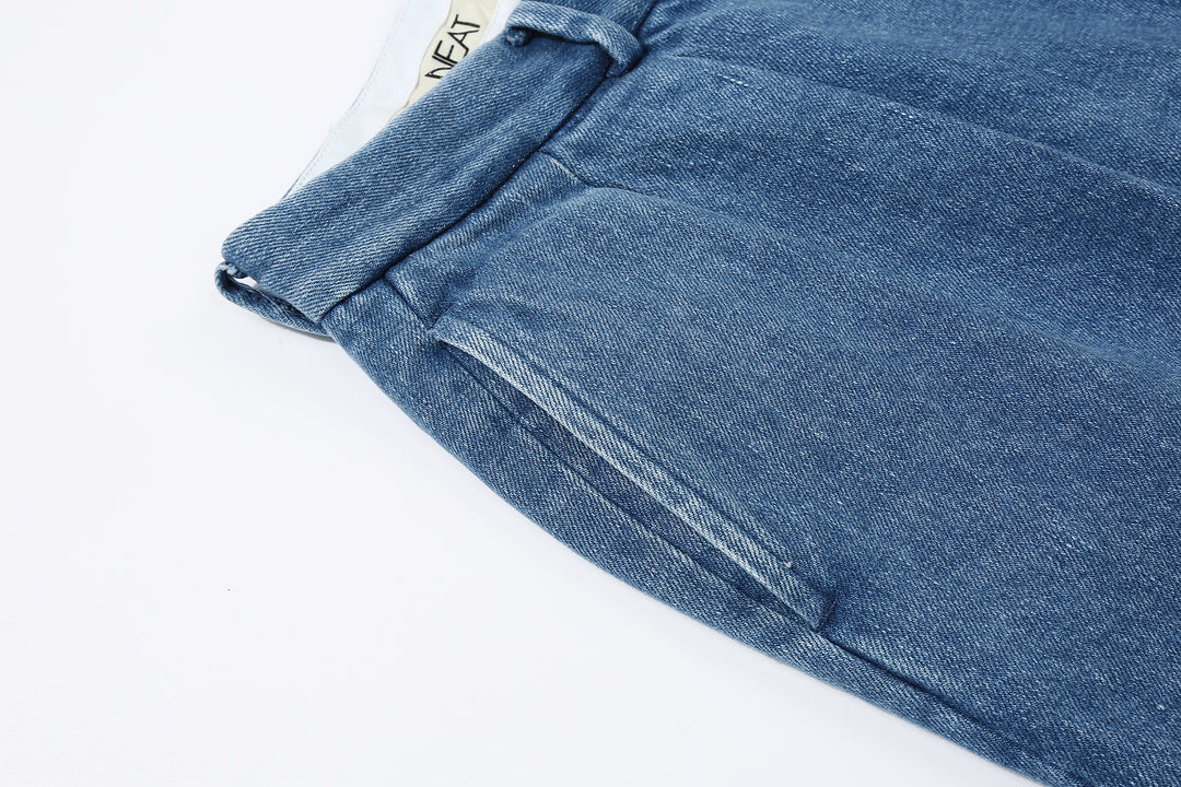 NEAT 24-01NC-SD Sea Island Cotton 12.2oz Denim Chinos – Vintage Wash