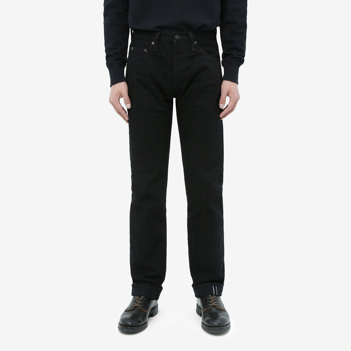 Pure Blue Japan black selvedge denim XX-003 regular straight jeans Japan wear image front