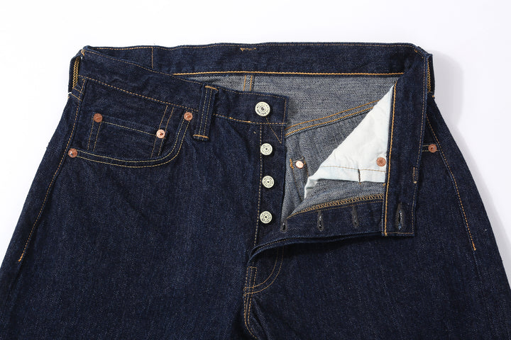 Freewheelers Vanishing West Lot 601XX 1951 14oz selvedge denim jeans slim straight fit indigo Japan