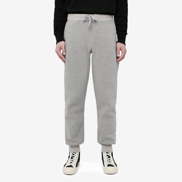 Deluxeware S500-00 20oz Heavyweight Loopwheeled Sweatpants Made in Japan Grey Wear Image