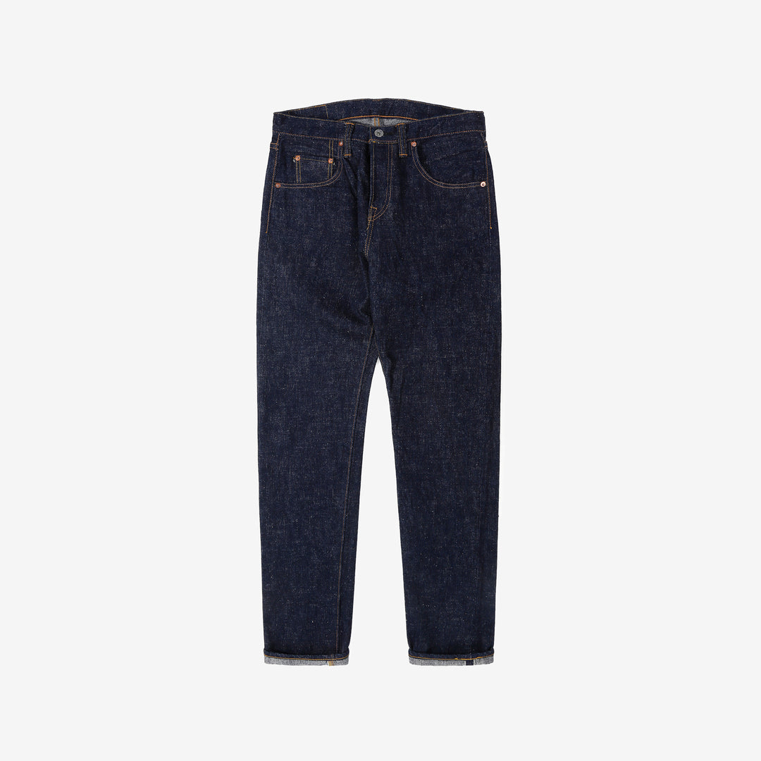 Samurai Jeans S211AX AI Plus 18oz selvedge denim relaxed tapered fit front view