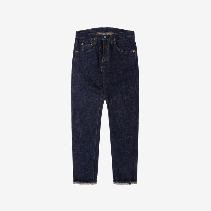Samurai Jeans S211AX AI Plus 18oz selvedge denim relaxed tapered fit front view