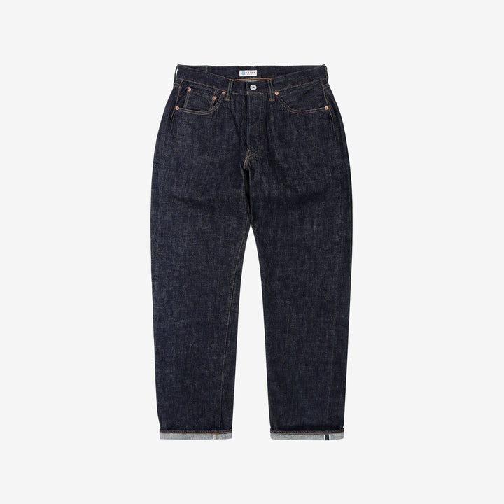 Moto Motor New Vintage 13oz Selvedge Denim 1947 Model Regular Straight Fit Japanese denim jeans front 