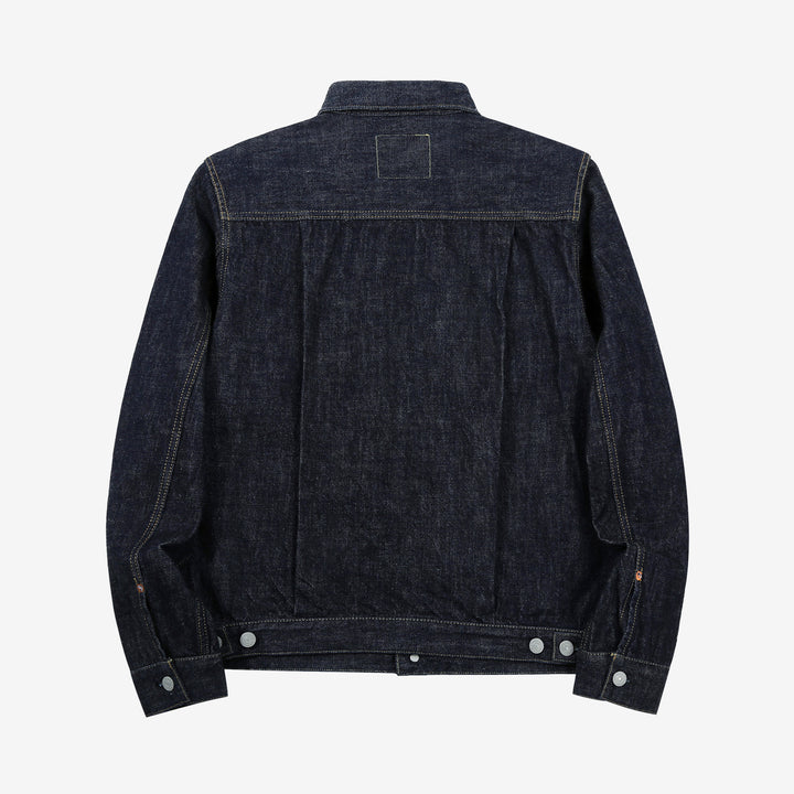 Omoto Denim 3215 13.5oz selvedge Type 2 denim jacket made in Japan back