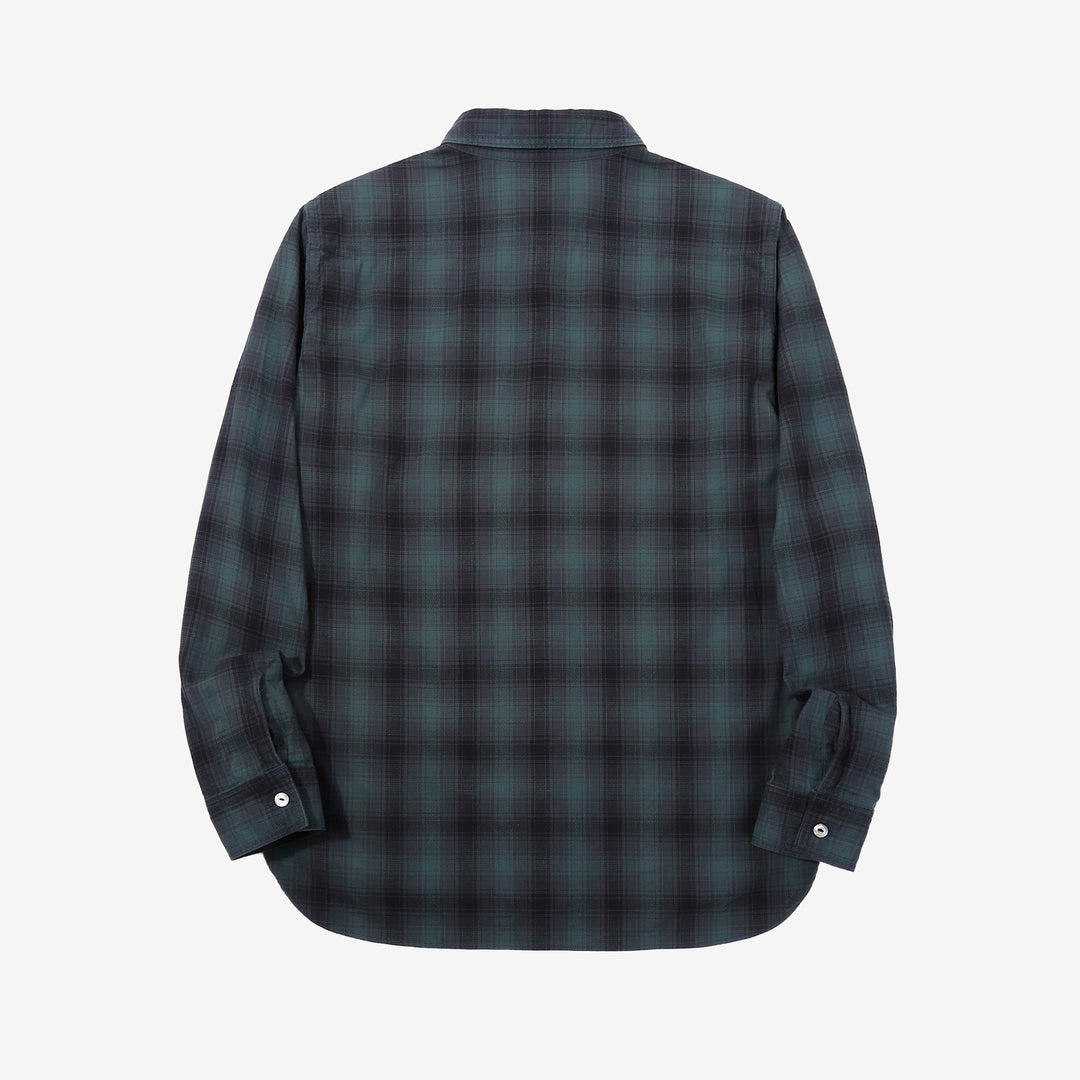 Deluxeware LV-36 Amundsen Dobby Ombre Check Shirt – Back View
