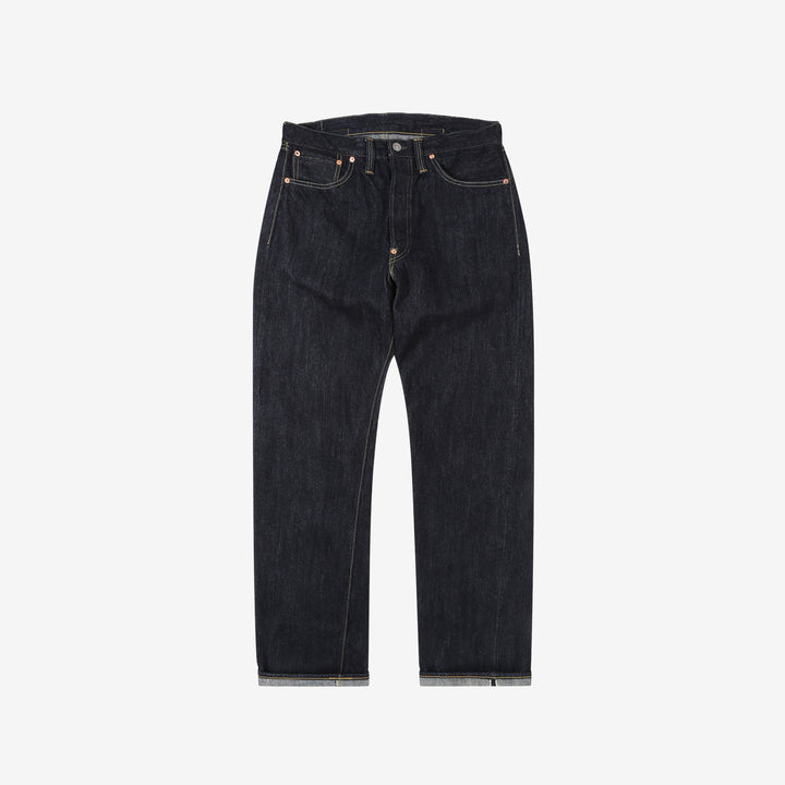 Freewheelers Vanishing West Lot 601XX 1942 14oz selvedge denim jeans regular straight fit indigo Japan front