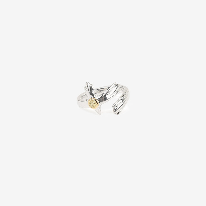 Moto RC-02 eagle silver ring K18 gold accent native style Japan handcrafted jewelry 2
