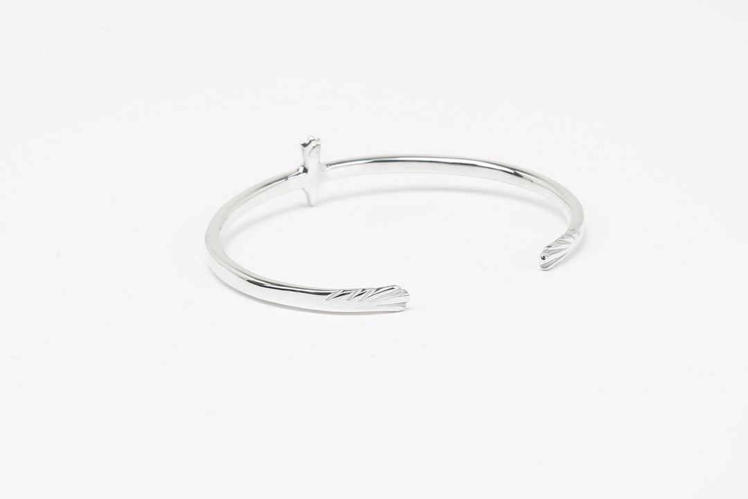 Moto BC-01 eagle silver bangle native style handmade silver bracelet Japan