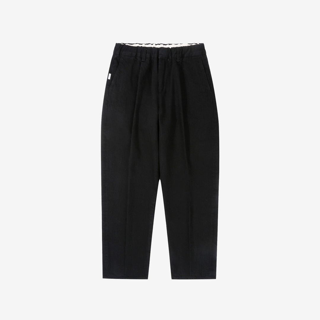 Sugar & Co SGR-S01 12oz selvedge black denim gentle pants front view_2