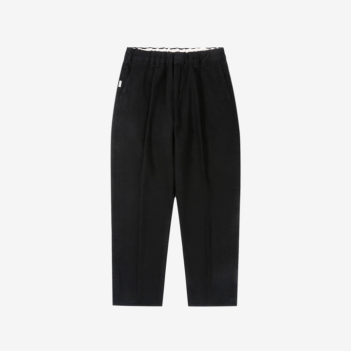 Sugar & Co SGR-S01 12oz selvedge black denim gentle pants front view_2