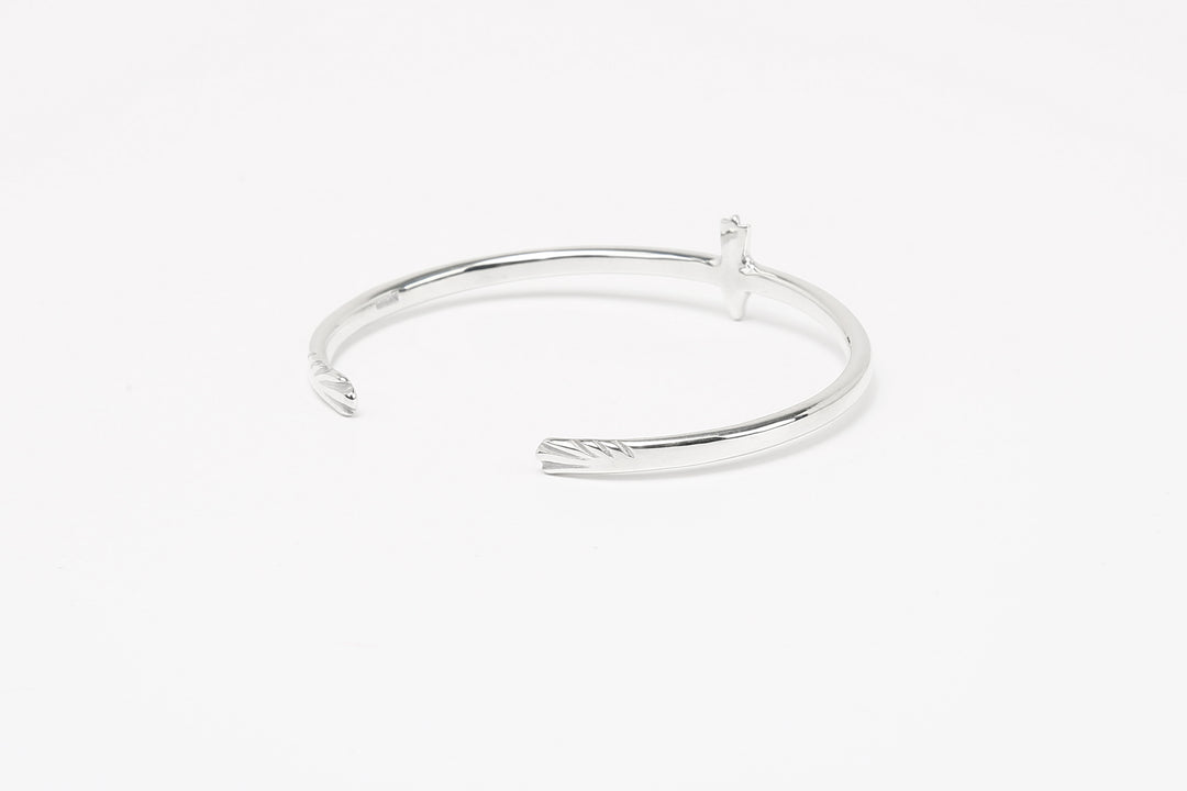 Moto BC-01 eagle silver bangle native style handmade silver bracelet Japan