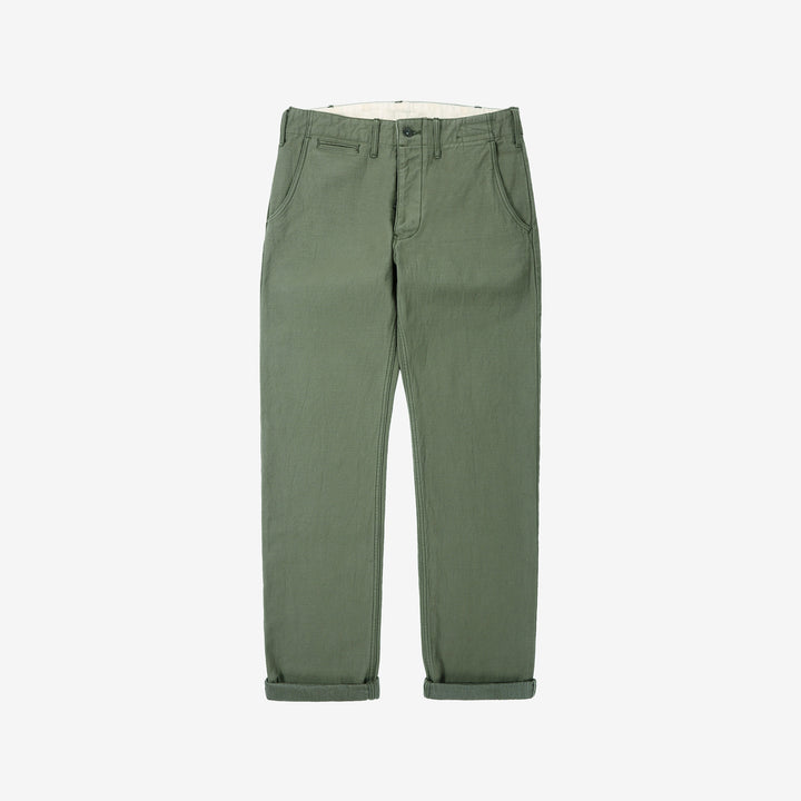 Samurai Jeans SJ42BP 15oz Selvedge Back Sateen Trousers – Regular Straight Fit Front View