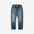 Fullcount 0105 selvedge denim used wash wide straight jeans Japan front