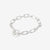 Moto BR-03 handmade chain bracelet eagle silver K18 gold accent Japan handcrafted bracelet back
